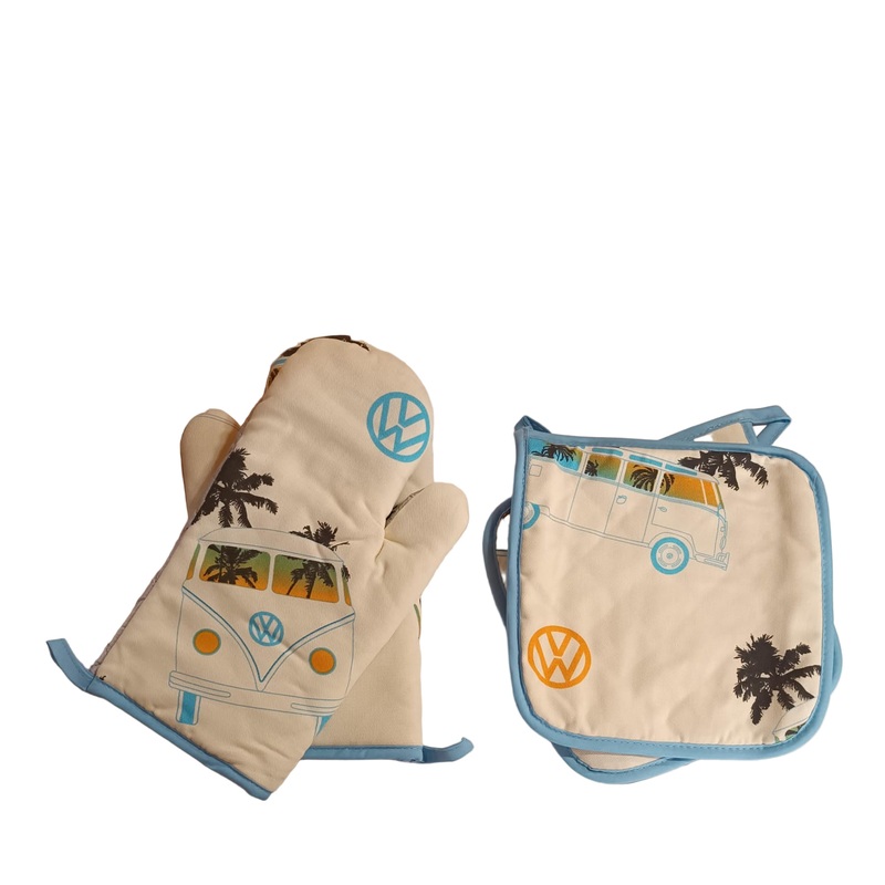 Oeko-Tex 2 Pot Holders & 2 Oven Mitts 17x28cm/20x20cm | Oeko-Tex In Lebanon