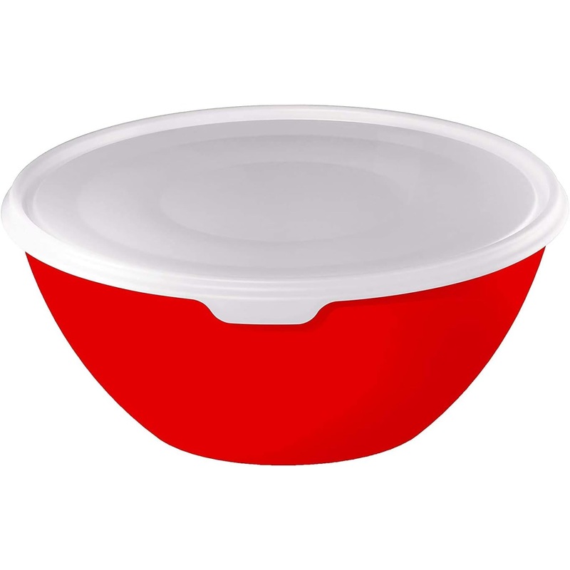 Rotho Red Caruba 3L Lidded Bowl |Rotho In Lebanon