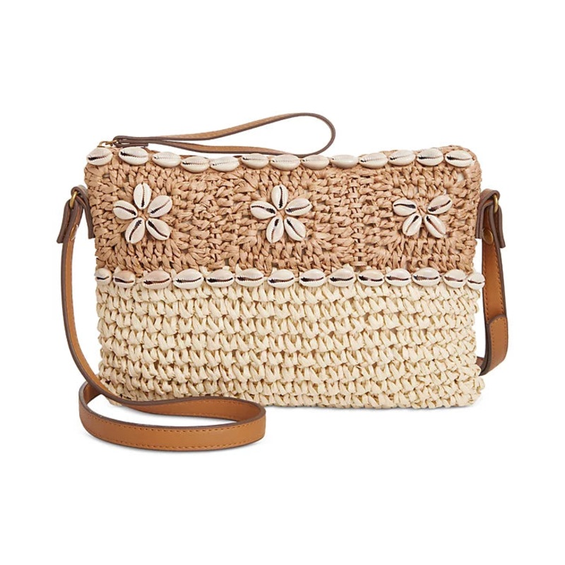 Style & Co Women’s Beige Small Straw Crossbody |Style & Co In Lebanon