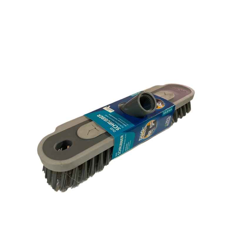 Vivess Duo Scrubber Scrubbing Broom Head With Squeegee Lip & Cloth Holders | Vivess  In Lebanon