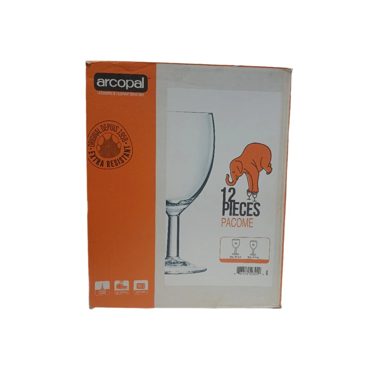 Arcopal Glass Set of 12pcs Serves 6 persons