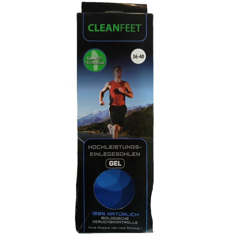 Cleanfeet 100% Natural Organic Odor Control Gel Insole For Shoes | Cleanfeet In Lebanon