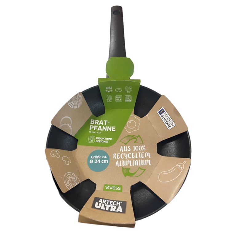 Vivess Black Pan 24cm | Vivess In Lebanon