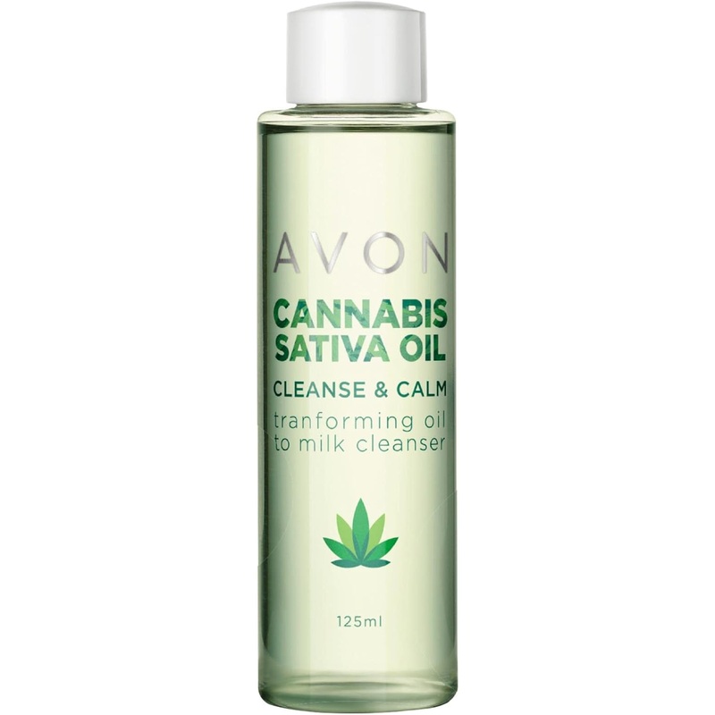 Avon Cannabis Sativa Cleanse & Calm Makeup Remover Cleansing Oil 125ml | Avon In Lebanon