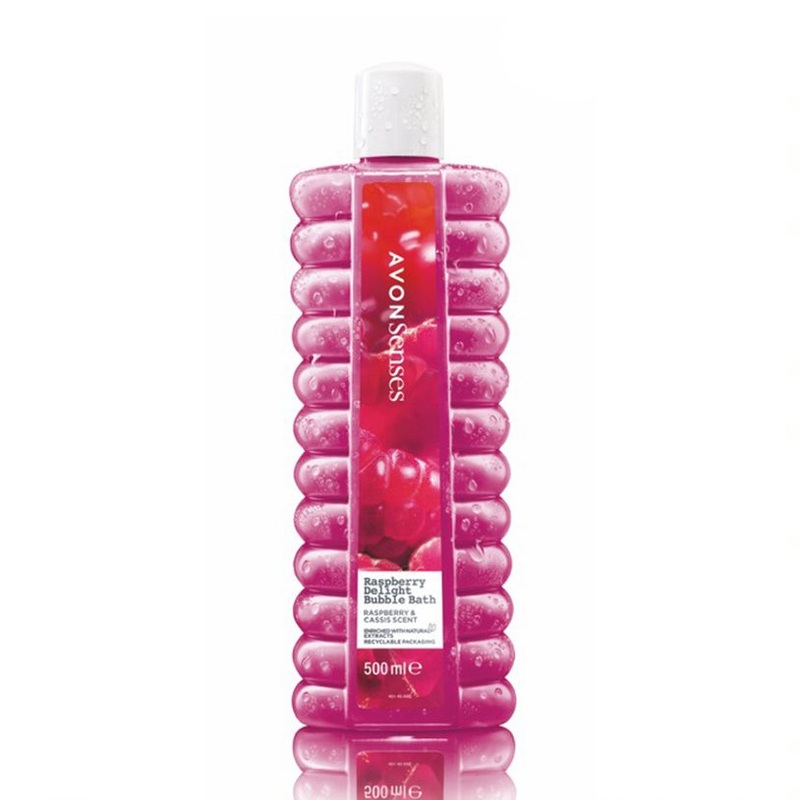 Avon Senses Raspberry Delight Bubble Bath 500ml | Avon In Lebanon