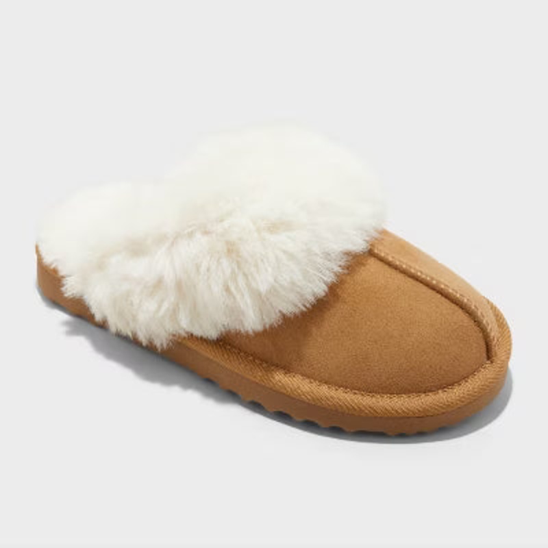 Cat & Jack Girl’s Brown Inez Scuff Slippers |Cat & Jack In Lebanon