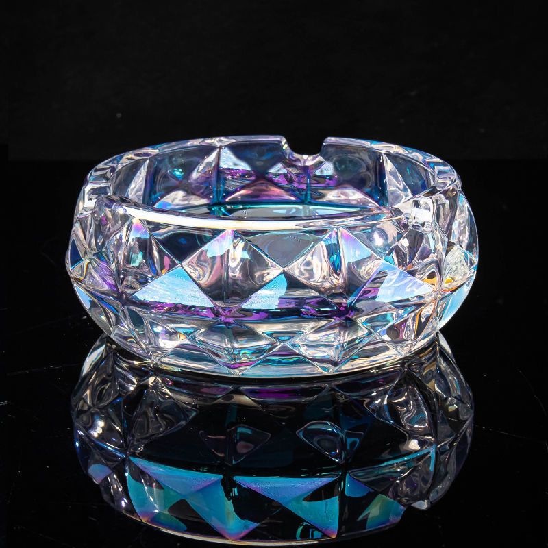 Diamonds Glass Transparent Glass Ashtray  DM3017-1 | Diamonds In Lebanon
