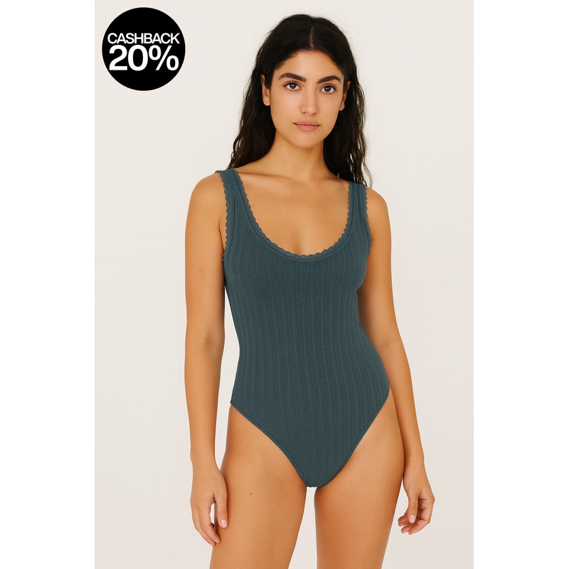Forever 21 Women’s Teal Blue V Neck Sleeveless Bodysuit |Forever 21 In Lebanon