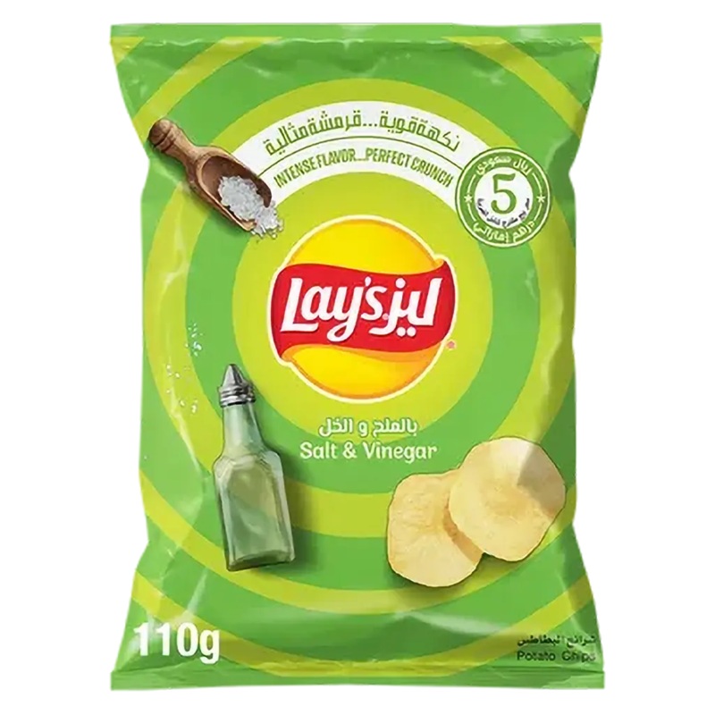Lay’s Salt & Vinegar Potato Chips 110g | Lay’s In Lebanon