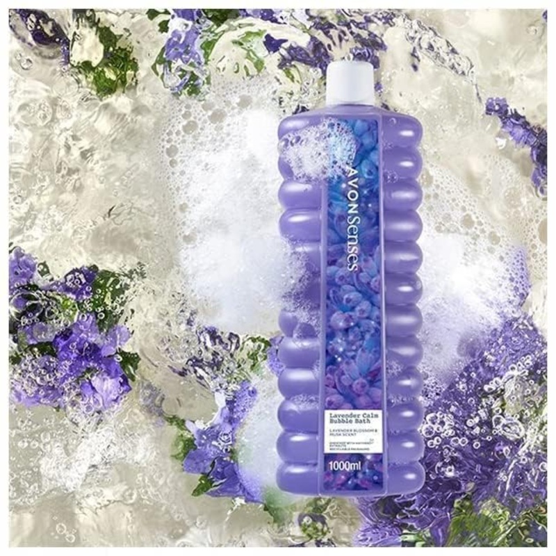 Avon Senses Lavender Calm Bubble Bath 1000ml | Avon In Lebanon