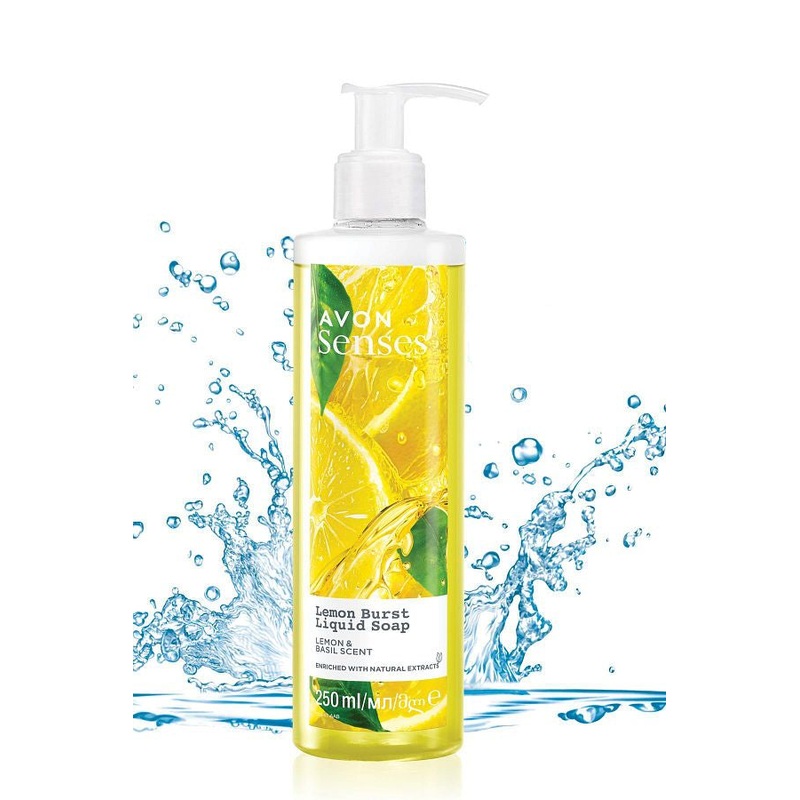 Avon Senses Lemon Burst Liquid Hand Soap 250ml | Avon In Lebanon