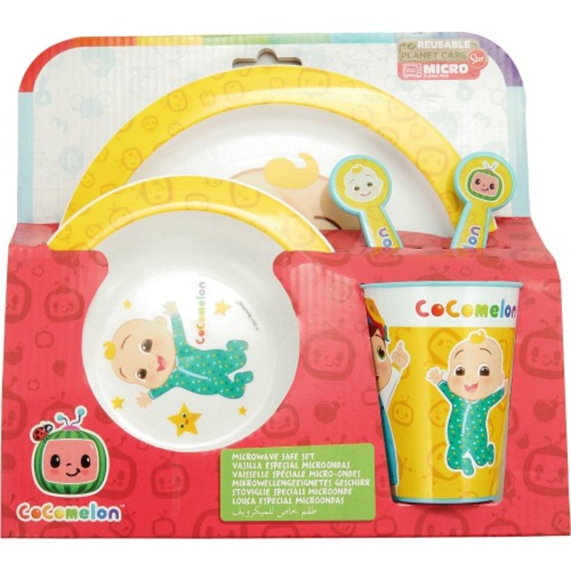 Cocomelon Print 5-Piece Dinner Set AD-284 | Cocomelon In Lebanon