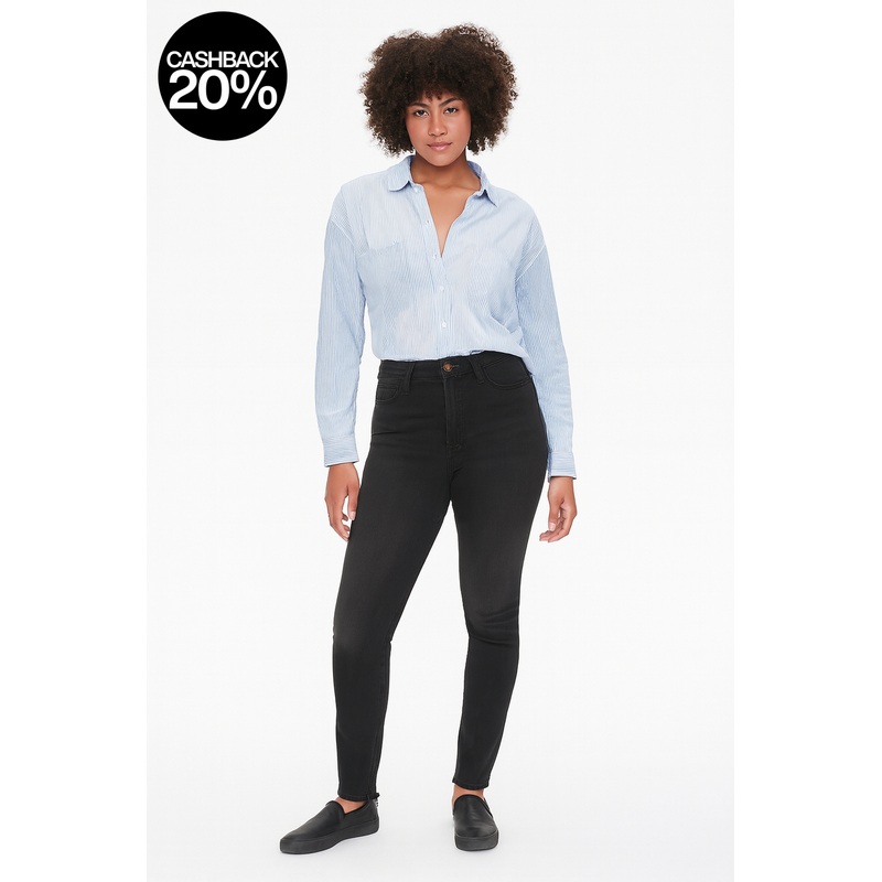 Forever 21 Women’s Black High Rise Relaxed Fit Mom Jeans | Forever 21 In Lebanon