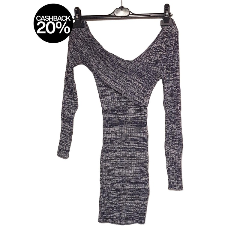 Forever 21 Women’s Navy & White Long Sleeve V Neck Mini Dress | Forever 21 In Lebanon