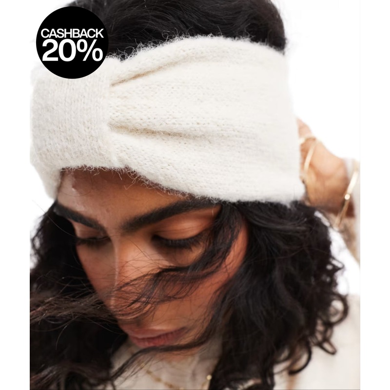 Forever 21 Women’s Off White Wool Mix Knitted Headband |Forever 21 In Lebanon