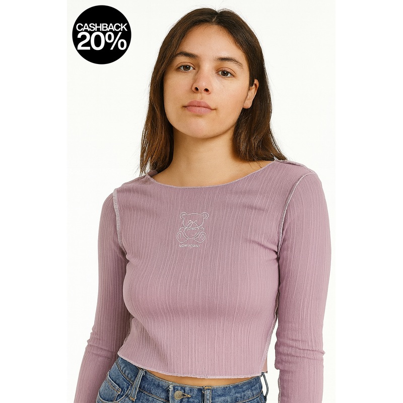 Forever 21 Women’s Purple Long Sleeve Blouse | Forever 21 In Lebanon