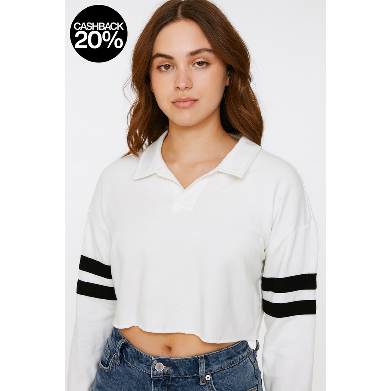 Forever 21 Women’s White Long Sleeves Blouse | Forever 21 In Lebanon