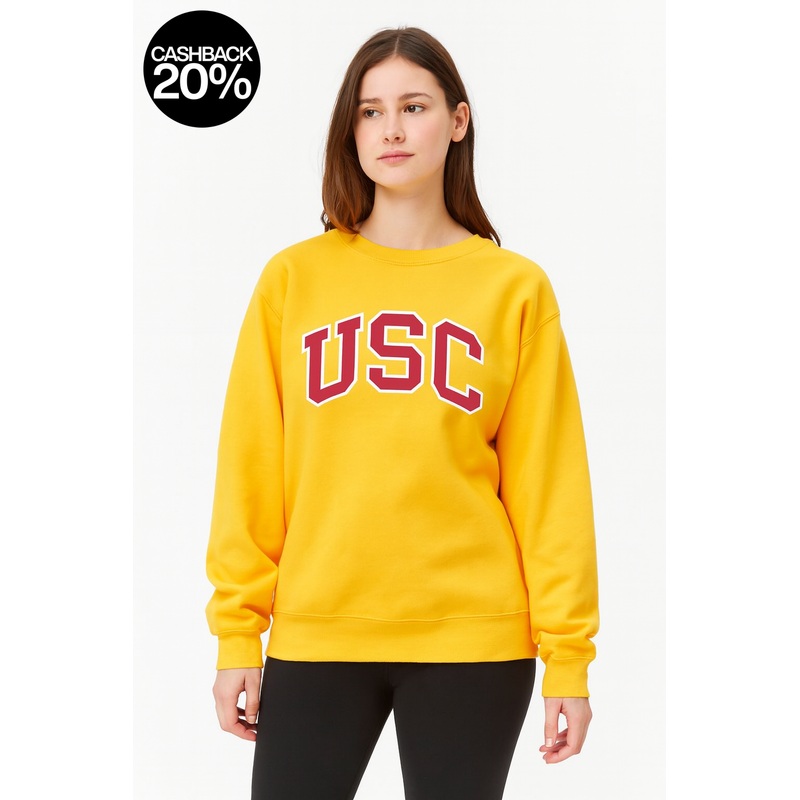 Forever 21 Women’s Yellow Mustard Crew Neck Long Sleeve Sweatshirt | Forever 21 In Lebanon
