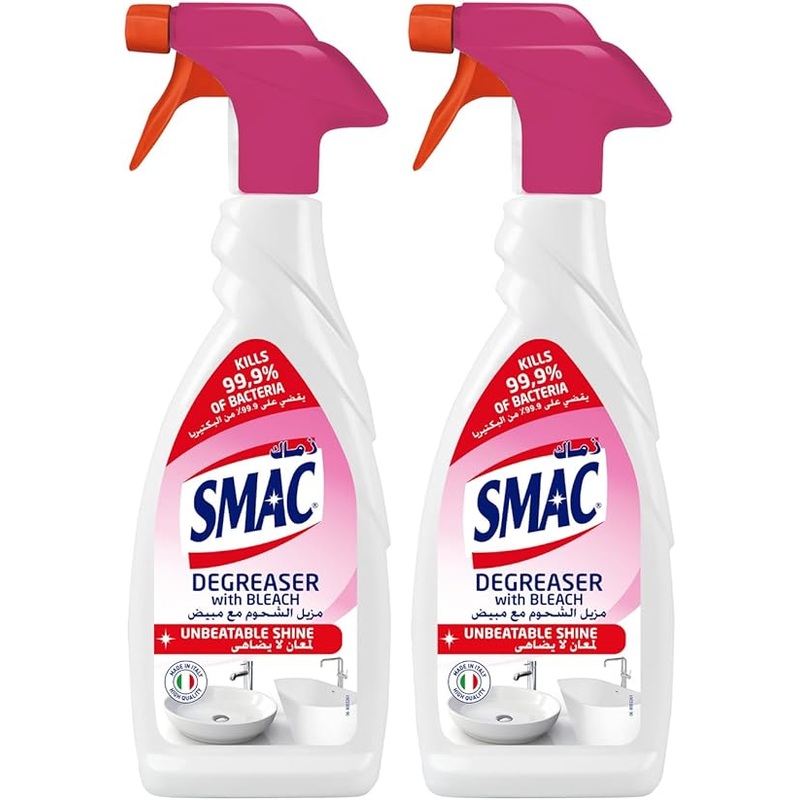 Smac Degreaser With Bleach Unbeatable Shine 650MLX2 (25% Off) | Smac In Lebanon
