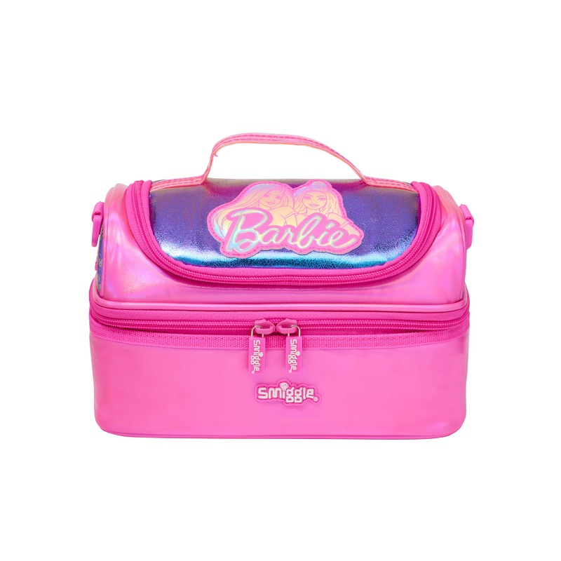 Smiggle Barbie Double Decker Lunch Bag With Strap