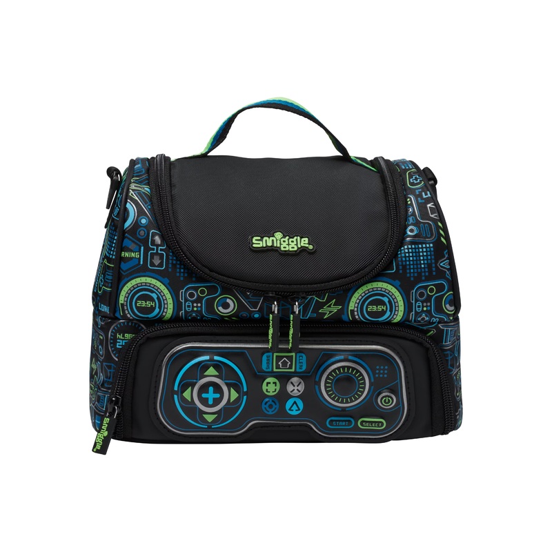 Smiggle Game Console Double Decker Lunch Bag With Strap