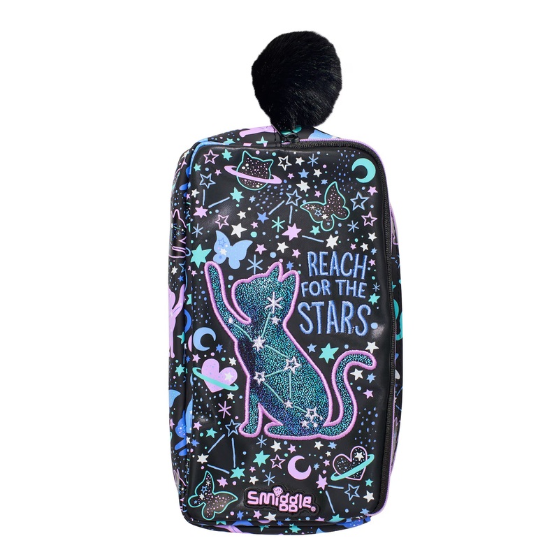 Smiggle Wild Side Character Pocket Pencil Case