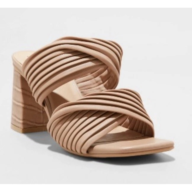 A New Day Women’s Brown Jessa Mule Heeled Sandal | A New Day In Lebanon