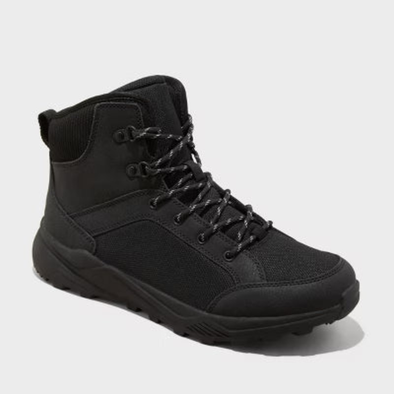 All In Motion Men’s Black Ankle Sneakers | All In Motion In Lebanon