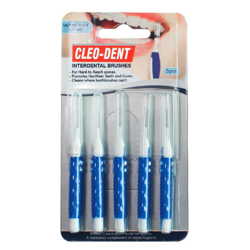 Cleo-Dent Interdental Brushes 5 Pcs (Blue) 1.0mm OPD-2003 | Cleo-Dent In Lebanon