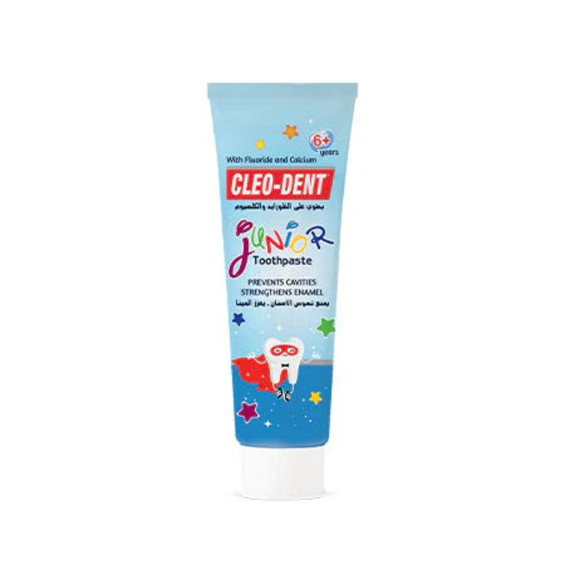 Cleo-Dent Junior Toothpaste With Fluoride & Calcium 99.5GR opd-2058| Cleo-Dent In Lebanon