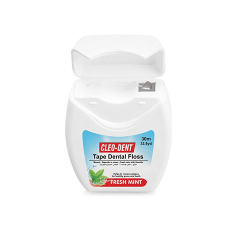 Cleo-Dent Tape Dental Floss 32.8yd/30m opd-2009| Cleo-Dent In Lebanon