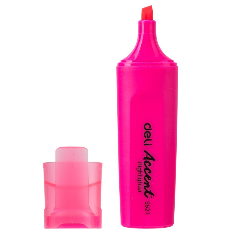 Deli Pink Accent Highlighter-S621 | Deli  In Lebanon