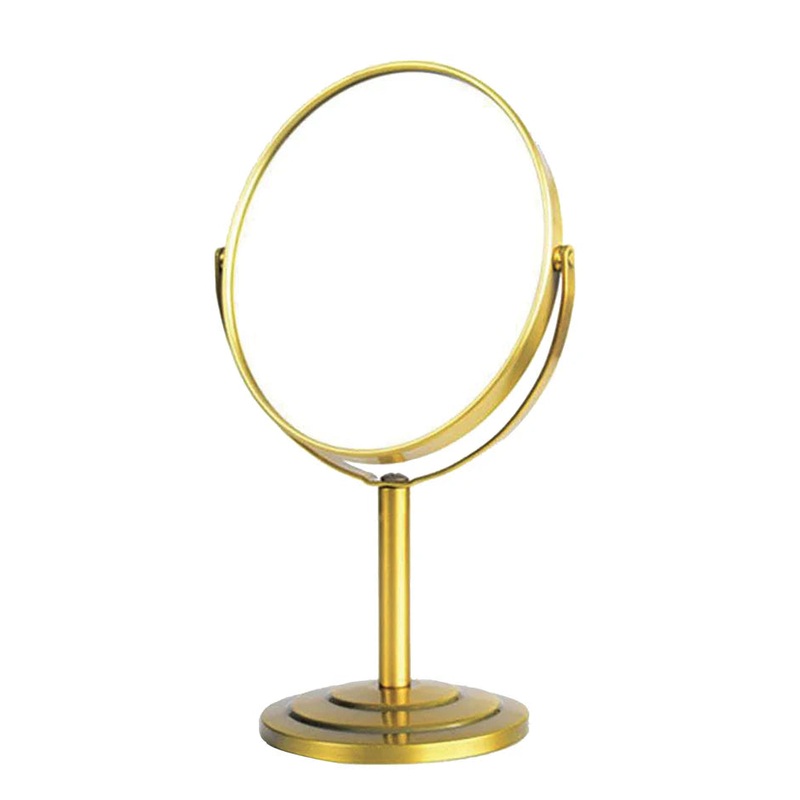 The Body Set Double Mirror Desk Stand Gold  OPT-3123