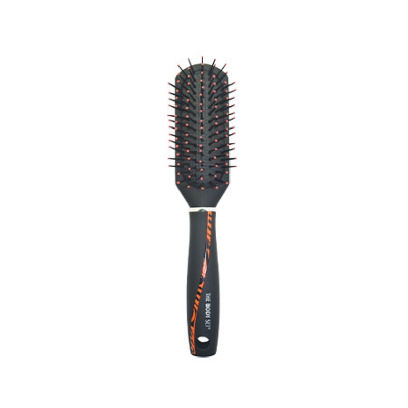 The Body Set Hair Brush with Rubber Coating  OPT – 3108
