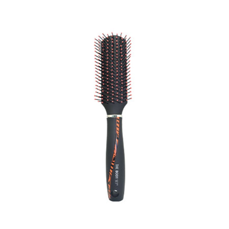 The Body Set Hair Brush with Rubber Coating  OPT – 3109