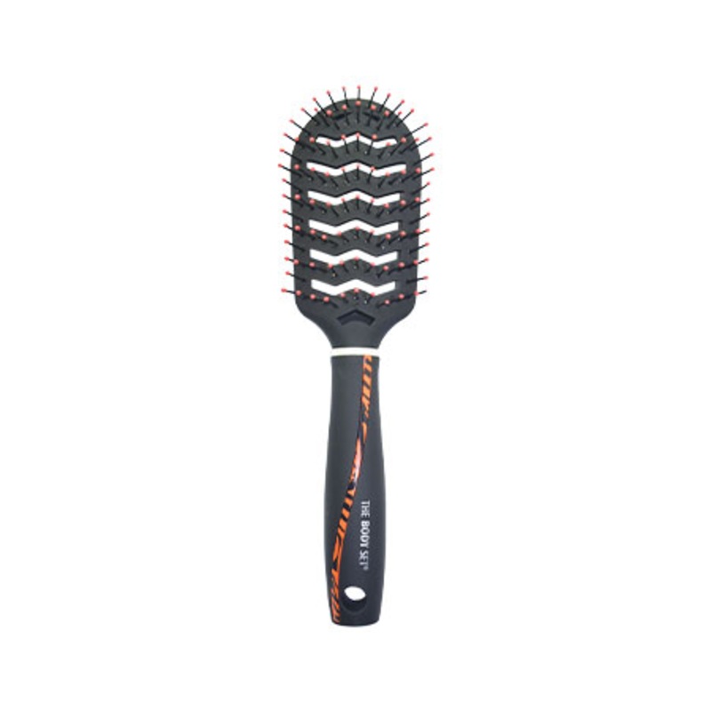 The Body Set Hair Brush with Rubber Coating  OPT – 3110