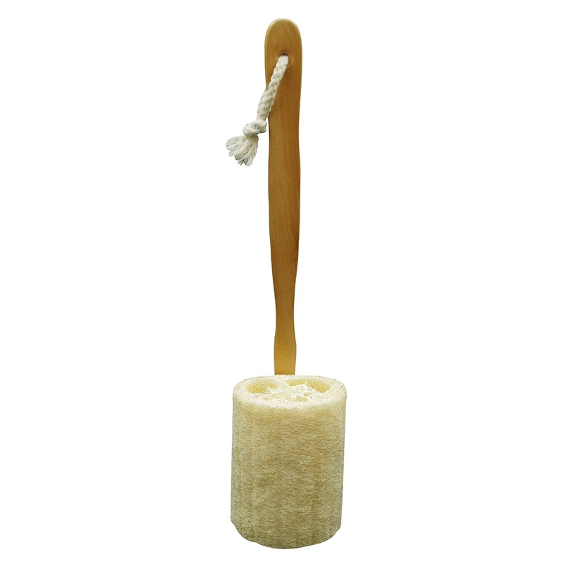 The Body Set Loofah Sponge With Wooden Handle   OPT-3060
