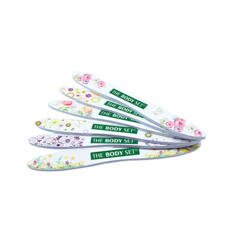 The Body Set Nail File Double Sided (6Pcs)  OPT-3077