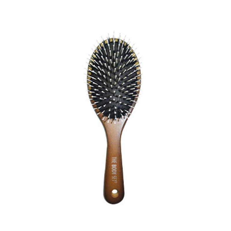 The Body Set Oval Wooden Hair Brush   OPT – 3112