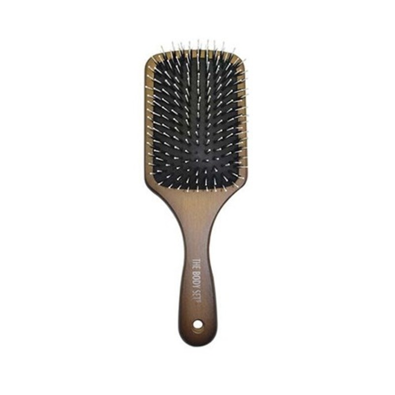 The Body Set Wooden Hair Brush Big  OPT – 3113