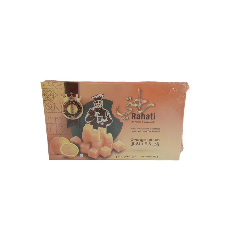 Al Yaman Rahati Orange Lokum 350g | Al Yaman In Lebanon