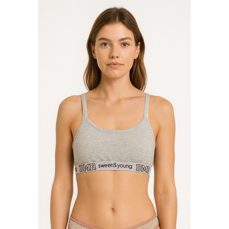 Demar Women’s Gray Sports Bra | Demar In Lebanon