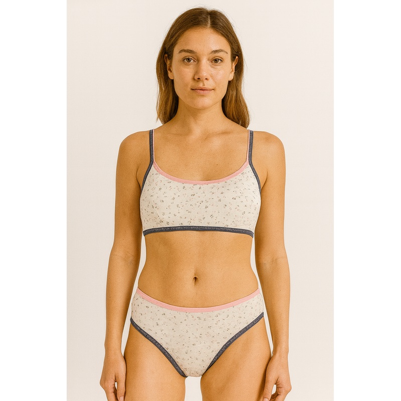 Demar Women’s Liberty White 2 Piece Lingerie Set | Demar In Lebanon