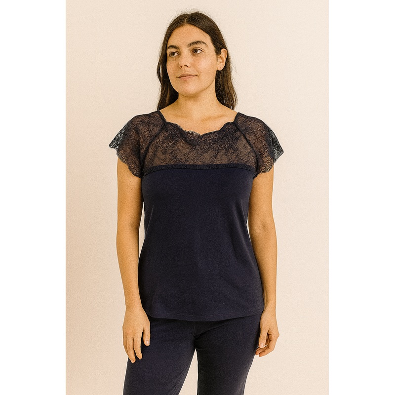 Demar Women’s Navy Sleep Dress | Demar In Lebanon