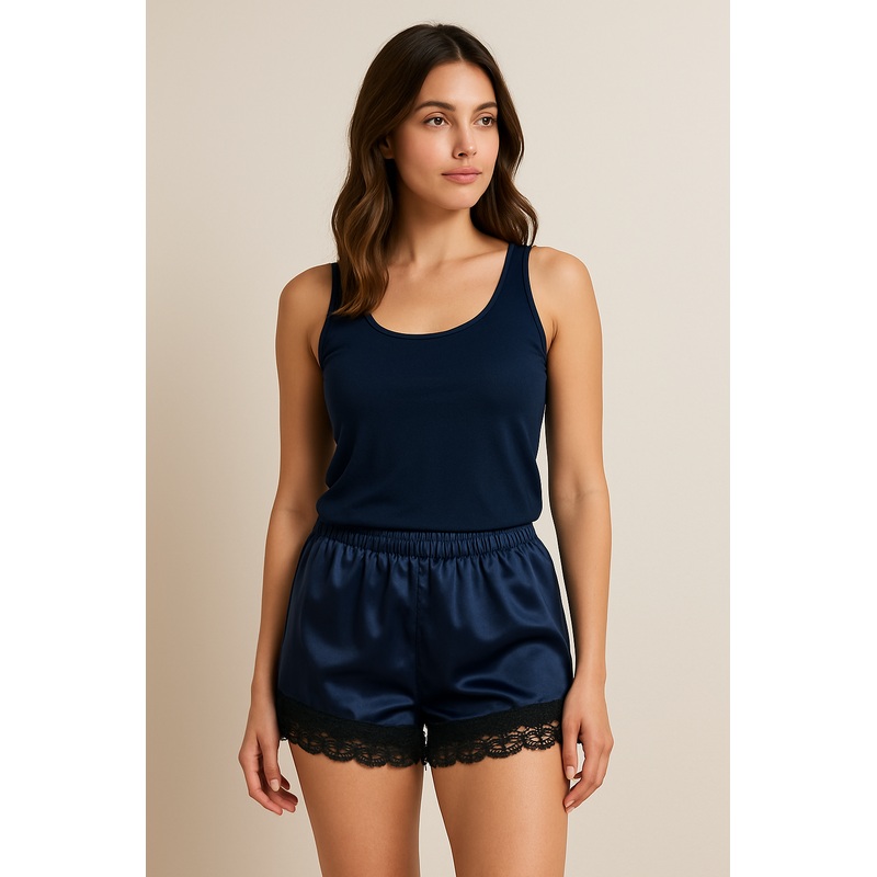 Demar Women’s Navy Sleep Short | Demar In Lebanon