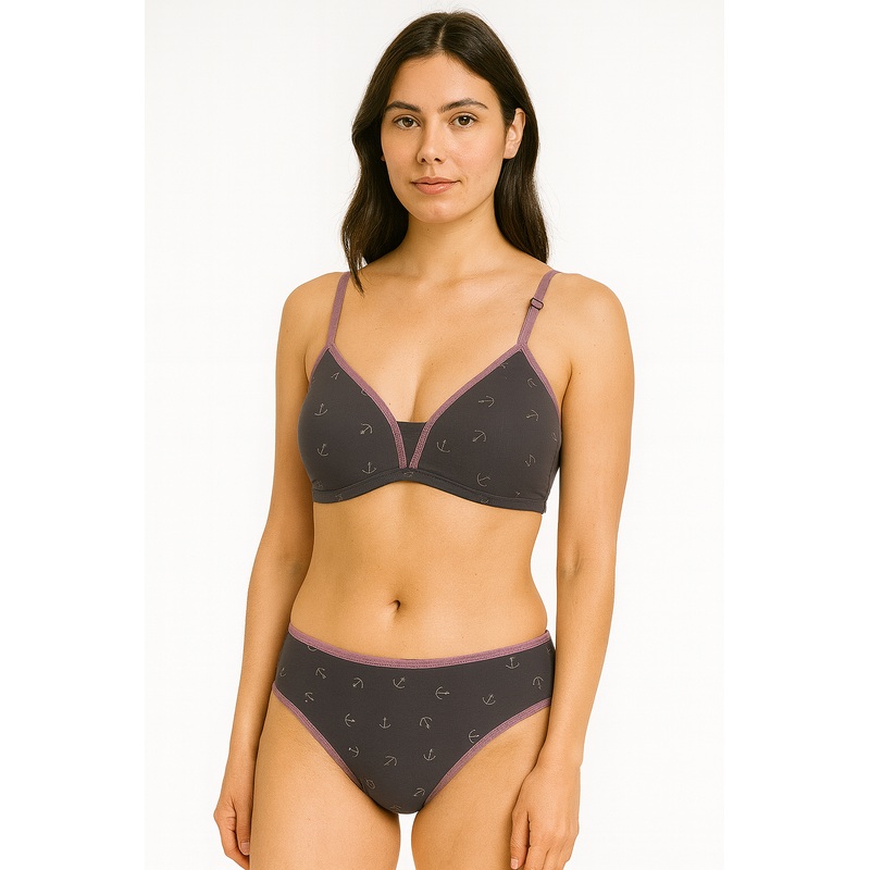 Demar Women’s Purple Lingerie Set | Demar In Lebanon