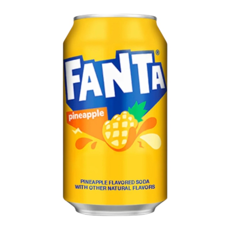 Fanta Pineapple Soda Drink 335ml | Fanta In Lebanon