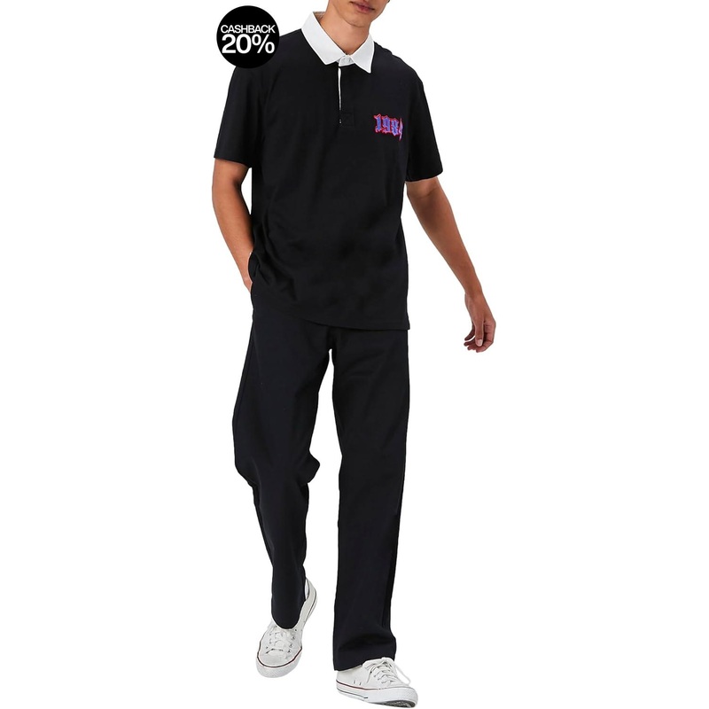 Forever 21 Men’s Black Polo Neck T-shirt | Forever 21 In Lebanon