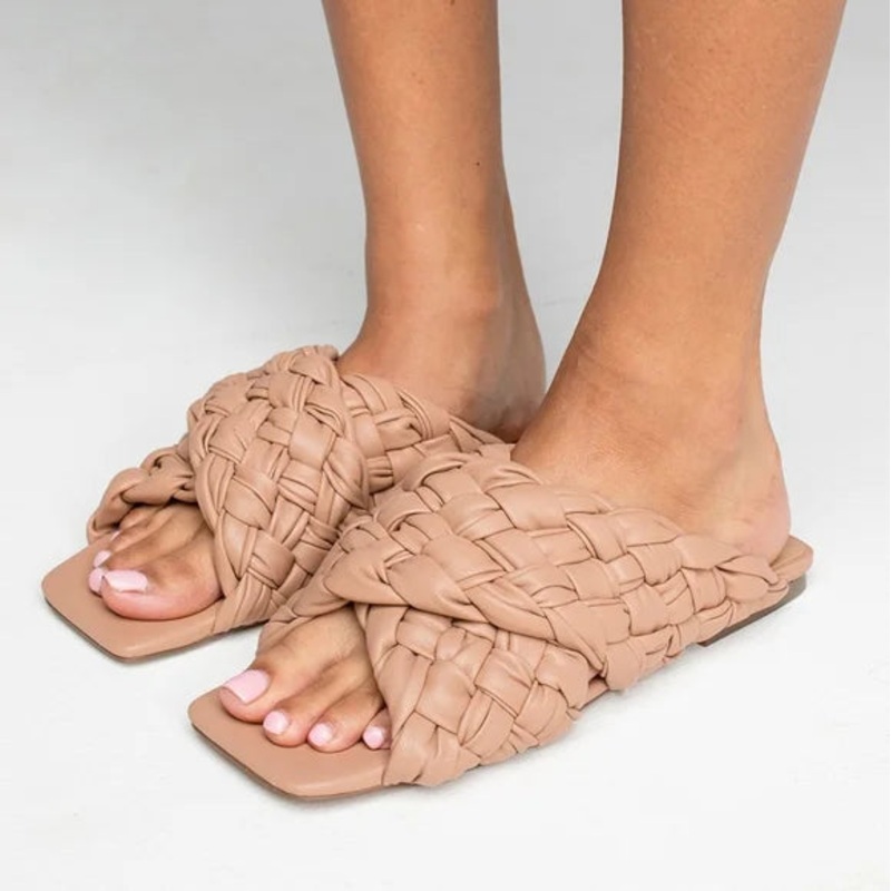Steve Madden Women’s Beige Marina Slipper |Steve Madden In Lebanon