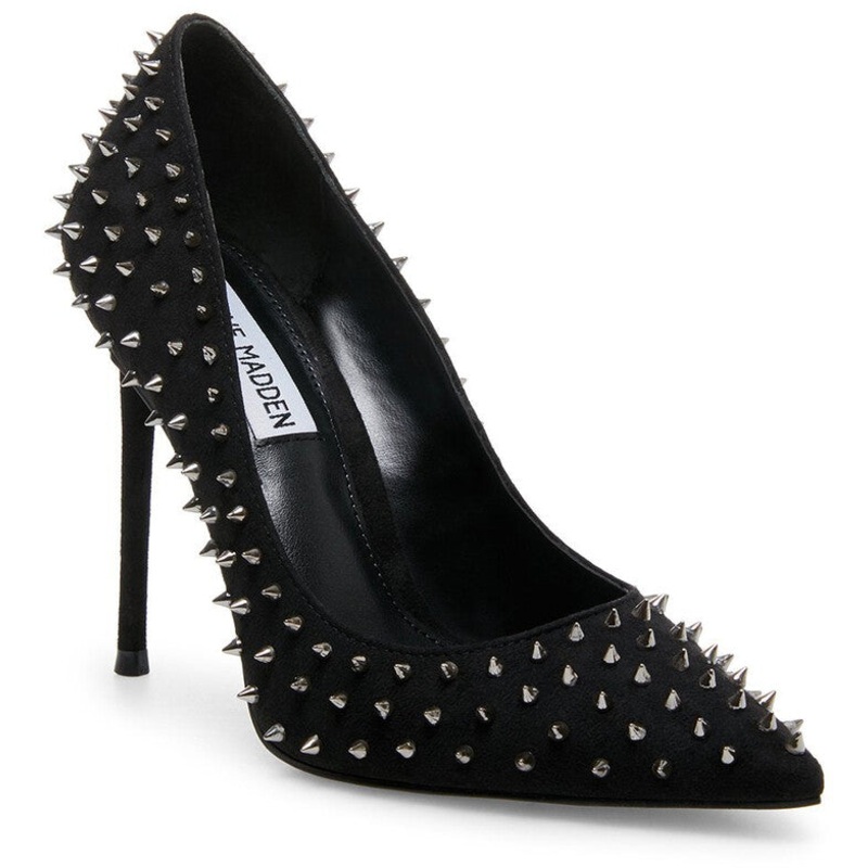 Steve Madden Women’s Black Microsuede Vala-S Heels | Steve Madden In Lebanon